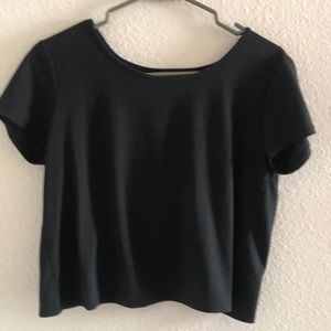 ❌SOLD❌ black scallop top